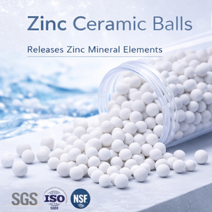 Billes filtrantes en céramique de zinc ETERNAL WORLD pour le traitement de l'eau minérale et la libération d'ions - Product Image 1
