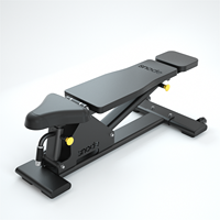 Banc de musculation Snode 2.0 pliable et réglable, gain de place, multi-positions, pour entraînement musculaire avec haltères en intérieur, sécurité garantie