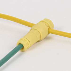 Connecteur électrique étanche pour le cordon d'alimentation d'éclairage <span class=keywords><strong>de</strong></span> voie <span class=keywords><strong>de</strong></span> <span class=keywords><strong>jardin</strong></span> extérieur Contact en cuivre connecteur rapide type T - Product Image 5