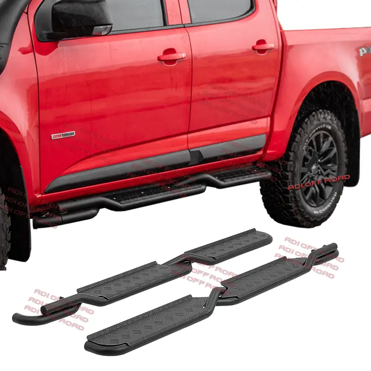 S6 Pickup HILUX HILUX REVO VIGO VIGO için ön arka tampon çelik yan adım RANGER BT50 NAVARA FRONTINER TRITON D-MAX AMAROK