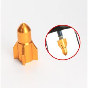 Tapas de Válvula de Neumático Personalizadas de Aluminio Coloridas Estilo Cohete para Coche, Camión, Porta Válvulas de Rueda - Product Image 3