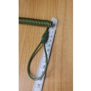 DF TQ014 Tactical Spring Rope Outdoor Anti-drop Anti-lost Backpack Hanging <b>Keychain</b> - Product Image 3