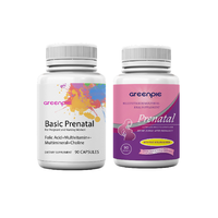 Greenpie Capsules Prénatales Essentielles Acide Folique Multivitamines Multiminéraux Choline Femmes Enceintes Allaitantes OEM Marque Privée