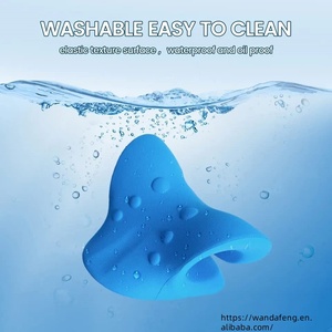 Alat peregang Bahu bantal leher, perangkat traksi relaksasi, penghilang nyeri, pelurus tulang belakang serviks perjalanan, bantal leher EVA - Product Image 3