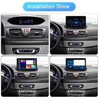 Autoradio Multimédia Lecteur Vidéo Navigation Stéréo GPS 1.5DIN DSP Mirror Link pour Renault Megane 3 (2008-2014) avec Garantie 1 An