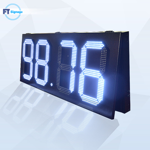 Insegna Digitale Impermeabile per Prezzi Carburante, Display <span class=keywords><strong>LED</strong></span> a 7 Segmenti per Esterni, Tabellone Prezzi - Product Image 1