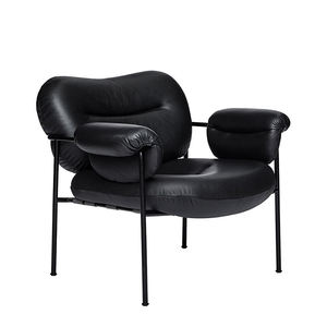 Sedia Moderna in Pelle PU Nordica con Motivi per Soggiorno, Camera da Letto, Esterni, Sala da Pranzo, Hotel, Caffè - Product Image 3