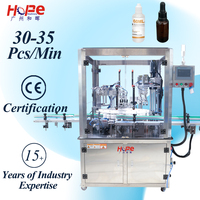 Machine de remplissage et de mise en bouteille automatique rotative à 2 têtes avec commande PLC pour huile de miel et boissons, pour bocaux en verre et boîtes, avec un capsulage de haute précision