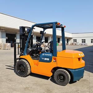 Montacargas Diésel <span class=keywords><strong>Toyota</strong></span> FD35 Usado, <span class=keywords><strong>3.5</strong></span> Toneladas, Operación con Asiento, para Exteriores, Montacargas de Combustión Interna Japonés - Product Image 1