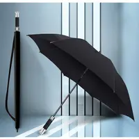 Üretici düz 30 inç büyük rüzgar geçirmez logo baskı büyük lüks promosyon markalı özel golf şemsiyesi