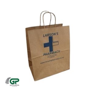 Sac en papier brun miniature personnalisé de qualité supérieure, avec poignée en corde torsadée, cadeau de haute qualité - Product Image 5