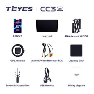 TEYES CC3 2K 4 + 32 Radio de coche 10 pulgadas reproductor de vídeo Multimedia navegación 4G estéreo de coche Android No 2DIN 2 Din Android GPS Player - Product Image 4