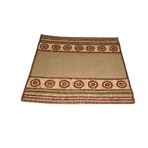 Stylish & Durable Classic <b>Round</b> Wooden Bead Jute <b>Tablemats</b> Chic Wooden Bead Jute Placemats for Stylish Home Decor - Product Image 2