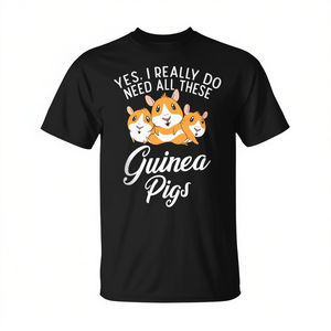 T-shirt sans manches pour cochons d'Inde mignons - Oui, j'ai vraiment besoin de ça - Produit promotionnel - Product Image 2