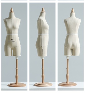 <span class=keywords><strong>Mannequin</strong></span> de <span class=keywords><strong>couture</strong></span> en mousse pour femme adulte, buste, pour la conception de robes de mariée, modèle mini 1/2, économique - Product Image 5