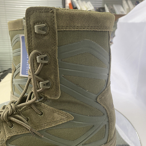 Bottes de randonnée tactiques en daim vert DFA120, imperméables, durables, pour toutes les saisons, entraînement en plein air, chaussures de trekking - Product Image 2