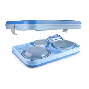 Set completo di vassoi termici B-1 con scomparti per pasti in movimento - Product Image 1