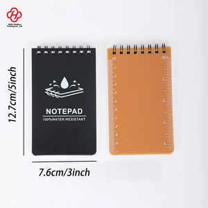 Cahier de notes à bobine de papier en pierre <span class=keywords><strong>B7</strong></span> à couverture rigide étanche en PP tout temps Mini cahier de poche portable - Product Image 2