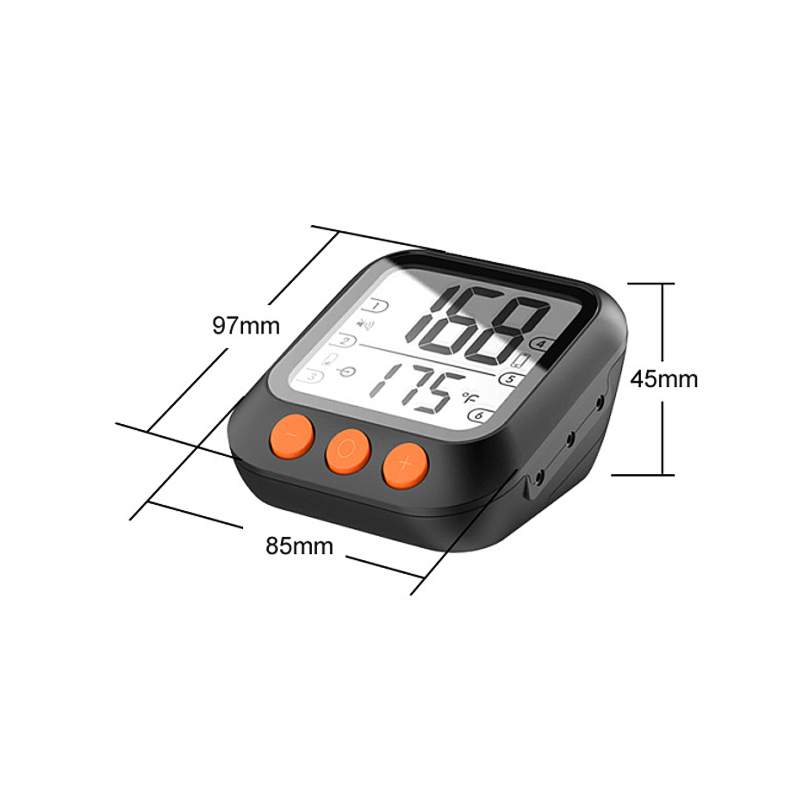 HIMOJO Tuya Wifi Smart BBQ Barbecue Grill Meat Thermometer Smart Life APP Probe Type Water Temperature Measurement