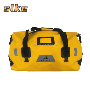 Sac de selle arrière de moto SLKE en PVC pliable, valve d'échappement réfléchissante, résistant à l'usure, 46L, étanche à l'eau - Product Image 1