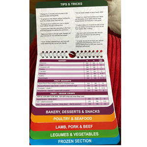 Autocollant personnalisé pour réfrigérateur Guide de cuisson de la friteuse à <span class=keywords><strong>air</strong></span> autocollant magnétique calendrier mural autocollant en papier souple - Product Image 5