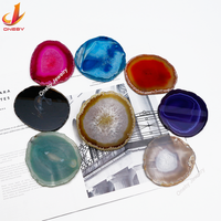 Grosir Batu Agate Oval Brasil Berkualitas Tinggi Ukuran Besar, Kerajinan Kristal Semi Mulia, Piring Agate, Nampan, Irisan Batu, Coaster