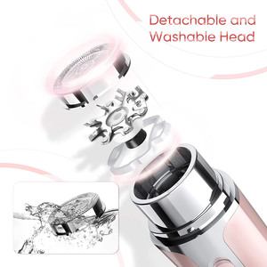 <span class=keywords><strong>Epilatore</strong></span> Portatile Indolore Yi Er a Forma di Rossetto, Mini Depilatore Viso per Donne, Disco Rotante 12000RPM, Batteria ABS - Product Image 5