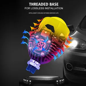 Vendeur chaud 2.0 pouces antibrouillard nouvelle lentille antibrouillard Bi Led projecteur lentille antibrouillard pour Toyota