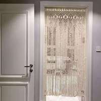 Rideau en macramé grand Boho tissé tenture murale rideaux de fenêtre à la main décor bohème pour fenêtre porte placard mariage toile de fond