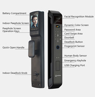 Cerradura Inteligente Orbita con WiFi, Tarjeta Digital, Seguridad, Reconocimiento Facial, Control Remoto y Control Electrónico