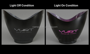 8L Premium Vodka vino plástico iluminado champán cerveza Led whisky cubo de hielo para <span class=keywords><strong>Club</strong></span> fiesta Bar - Product Image 6