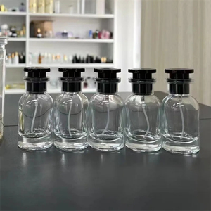 Wholesale Custom Logo 30ml 50ml <b>Empty</b> Glass Perfume <b>Spray</b> <b>Bottle</b> Round Luxury LK01 Model Silk Screen Printed - Product Image 4