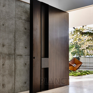 Portes pivotantes <span class=keywords><strong>d</strong></span>'entrée de sécurité en acier intérieur personnalisées et peu coûteuses Portes pivotantes <span class=keywords><strong>d</strong></span>'entrée avant extérieures pour les maisons - Product Image 4