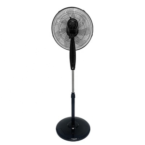 Vente en gros 18 pouces ventilateur sur pied 7 pales 3 vitesses ventilateur électrique noir ménage ventilateur sur pied mécanique - Product Image 5