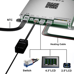 Accessoires JIKONG JK BMS, écran tactile LCD 4,3 pouces pour batterie Li-ion/LiFePo4/LTO BMS 4S-8S-16S-24S 40A-100A-200A-300A - Product Image 5
