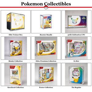 Boîte de collection TCG en acrylique transparent résistant aux UV, collection Binder, vente directe usine, édition 30e anniversaire, avec couvercles magnétiques - Product Image 5