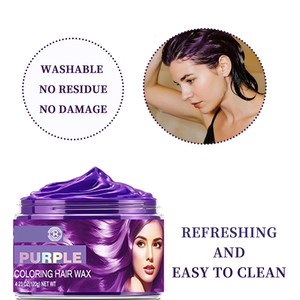 Nouveauté, vente en gros OEM, marque privée, 9 couleurs, cire capillaire instantanée, crème coiffante <span class=keywords><strong>temporaire</strong></span>, 4,23 oz, cire colorante lavable pour <span class=keywords><strong>cheveux</strong></span> - Product Image 2