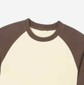 Logo personnalisé T-shirts courts à manches raglan pour femmes - Product Image 5