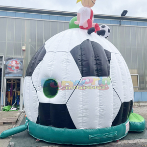 บ้านลมเป่าลมรูปฟุตบอลพร้อมสไลเดอร์สำหรับเด็ก - Product Image 4