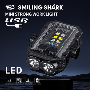Outdoor Emergency Multi Function <b>Work</b> Inspection <b>Light</b> <b>Rechargeable</b> Portable <b>LED</b> Black Plastic Body - Product Image 4