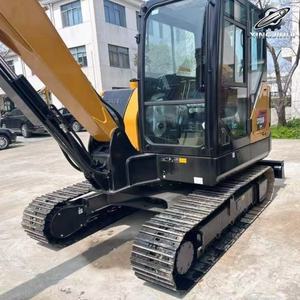 Excavadora de cadenas SANY 55 usada, de segunda mano, marca original japonesa, excavadora de cadenas pequeña de 5.5 toneladas. - Product Image 2