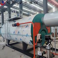 Chaudière à vapeur à tubes de circulation naturelle basse pression YINYU série WNS de 1 à 20 tonnes, à économie d'énergie, pour mazout léger/lourd ou gaz