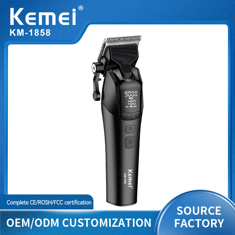 KEMEI Km-1858 Professional Cordless USB Rechargeable Hair Clipper