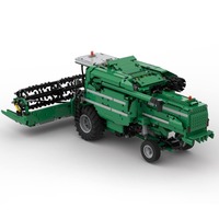 Moissonneuse-batteuse MOC-105824, camion télécommandé, modèle technique, ensemble de blocs de construction, jouet électronique, cadeau de Noël pour enfants, 3494 pièces/ensemble