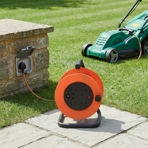 Câble d'extension SFE personnalisé avec prise EU 25/50M BS UK BRITISH, cordon en cuivre robuste 13A, <span class=keywords><strong>enrouleur</strong></span> de câble - Product Image 3