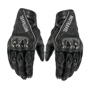 Gants de Protection en cuir pour Moto Guanti, imperméable, équipement de cyclisme, gants de Moto, Protection de course