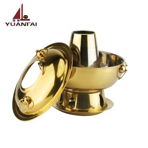 หม้อสแตนเลสสำหรับทำต้มยำกุ้ง แบบใช้ถ่านพร้อมปล่องควัน - Product Image 4