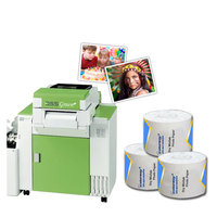 4 "5" 6 "8" Dry Minilab Photo Paper 260gsm RC Luster Paper Mini Roll pour Noritsu QSS Green Pro