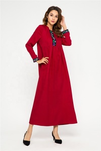 Manni Dresses Đối Với Phụ Nữ Abaya Dubai Morocco Caftan Djellaba Robe Longue vetement Musulmane Femme Polyester OEM Dịch Vụ Người Lớn - Product Image 4