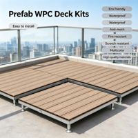 Planches de terrasse en WPC anti-mites, imperméables, ignifuges, multicolores et résistantes aux rayures pour jardin, terrasse, extérieur